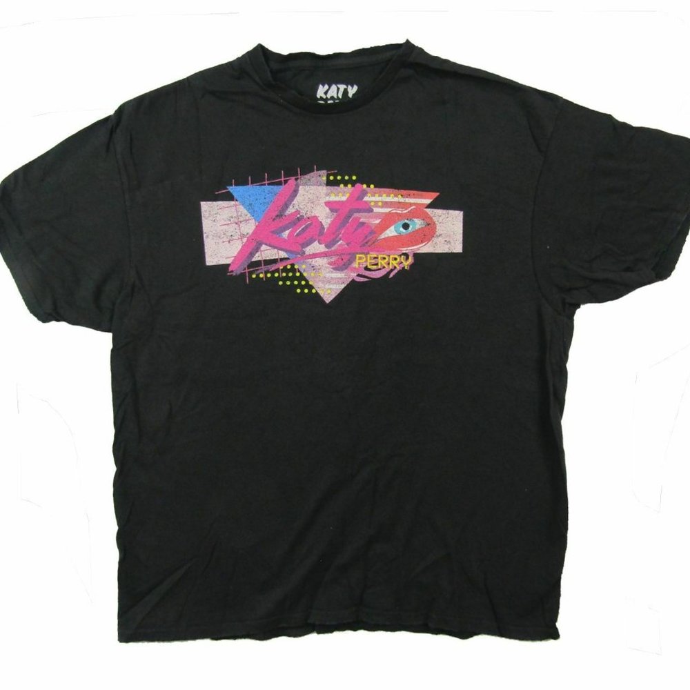 Katy Perry Black Vintage Witness Tour T-Shirt